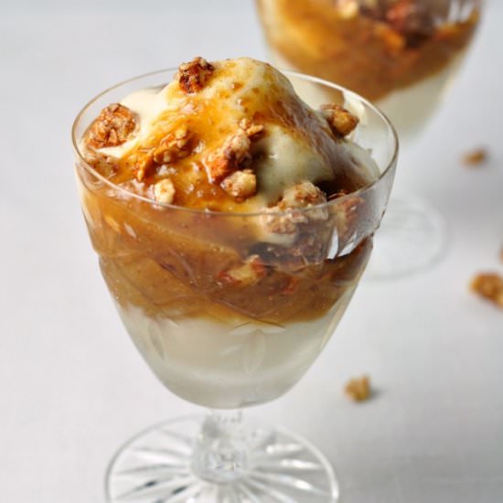 Caramel Almond Crunch Ice Cream