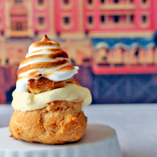 Lemon Chantilly Cream Puffs