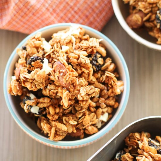 Cherry Almond and Maple Granola