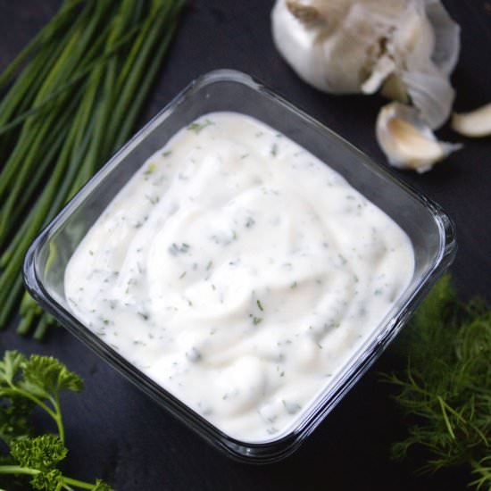 Homemade Dairy-Free Ranch Dressing