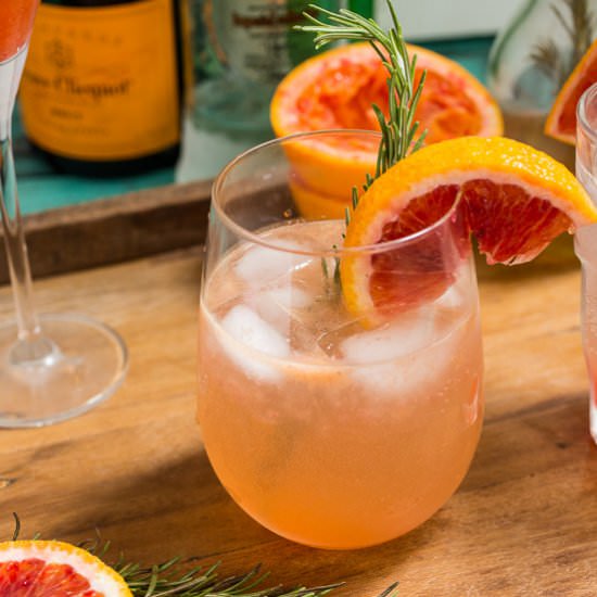 Blood Orange Rosemary Spritzer