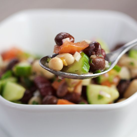 Vegan Three Bean Salad