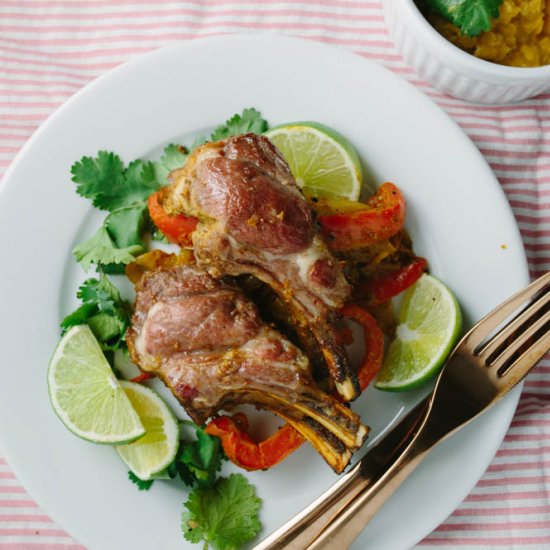 Tandoori Rack of Lamb