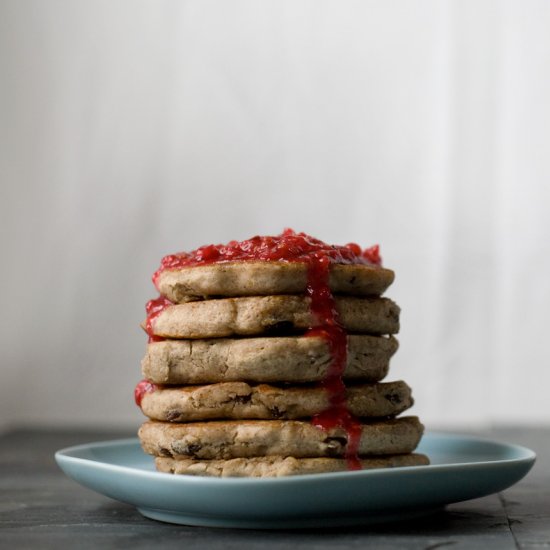 Cinnamon and Raisin Pancakes