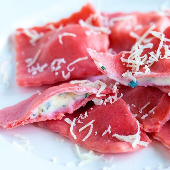 Red Beet Ravioli