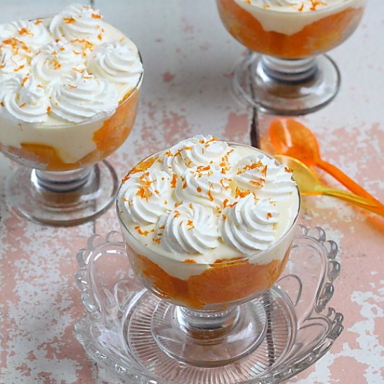 Winter Clementine Trifle