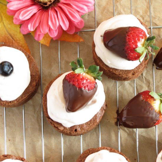 Brownies with Cream Cheese Frosting