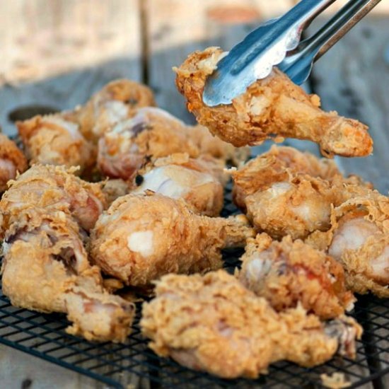 Fried Chicken with Kefir Batter