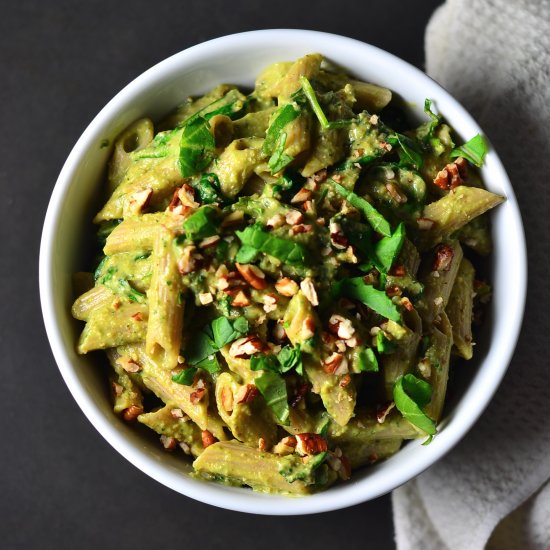 Vegan Pesto with Avocado & Kale