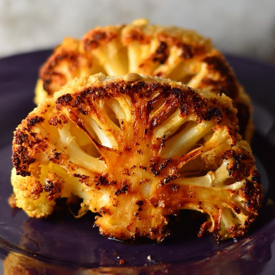 Whole Roasted Cauliflower