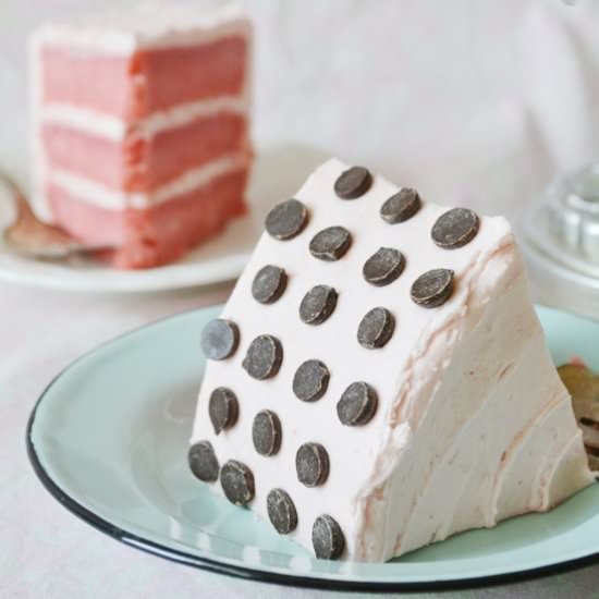 Strawberry Rhubarb Cake