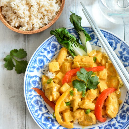 Coconut Chicken + Vegetable Curry