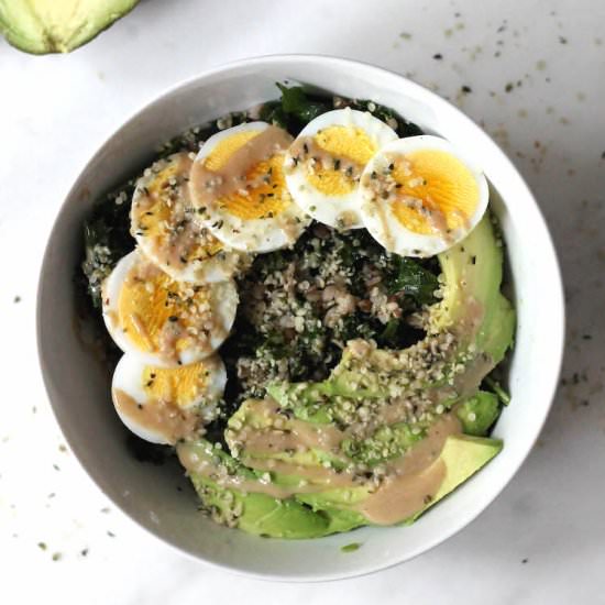 Massaged Kale & Buckwheat Bowl