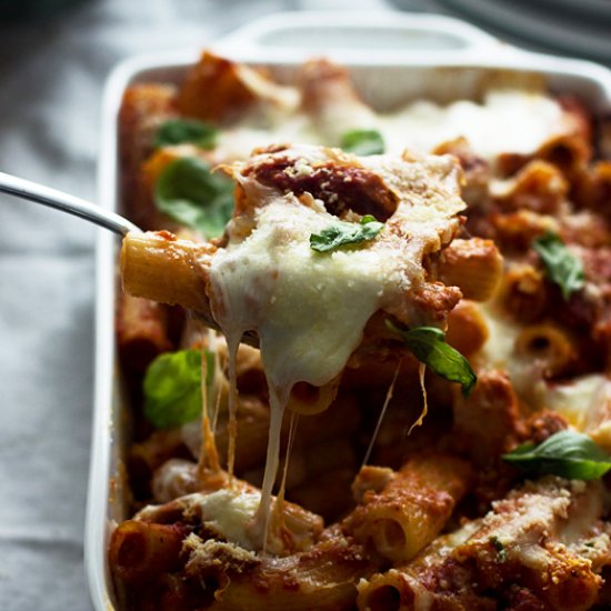 Creamy Sun-Dried Tomato Rigatoni