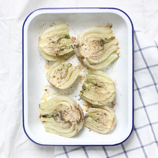 Baked Fennel with Parmesan