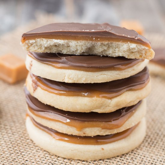 Caramel Twix Cookies