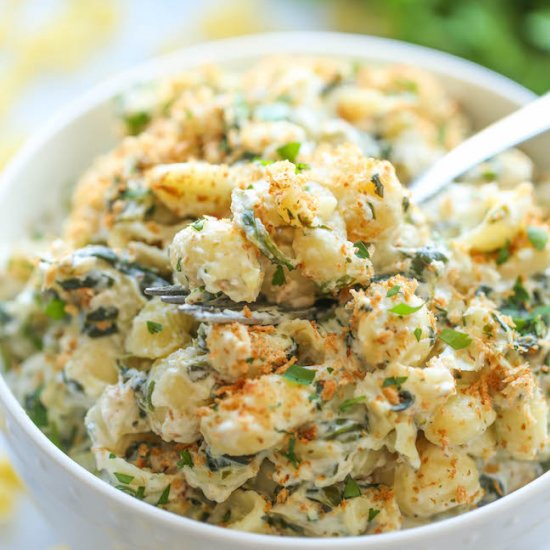 Spinach & Artichoke Mac and Cheese