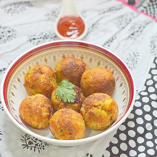 Potato bread balls