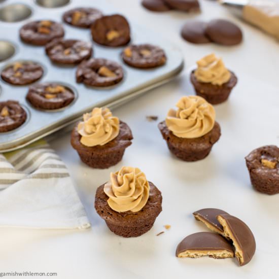 Tagalong Brownie Bites