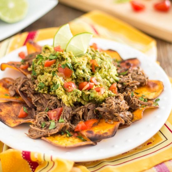 Lamb Barbacoa Nachos