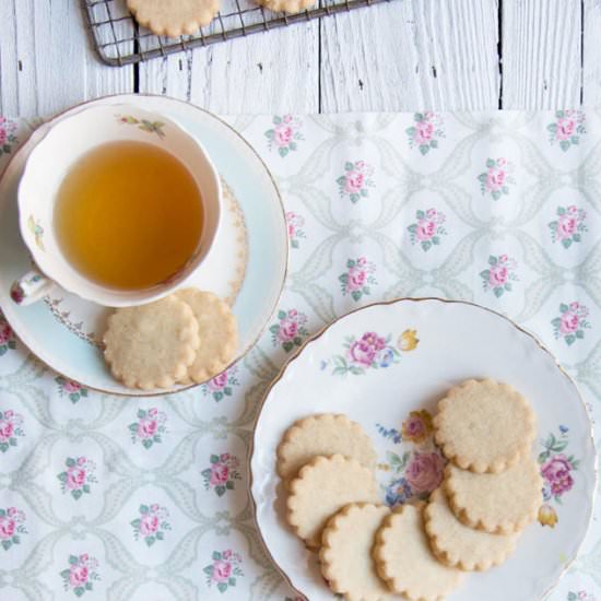 Brown Butter Shortbread Cookies