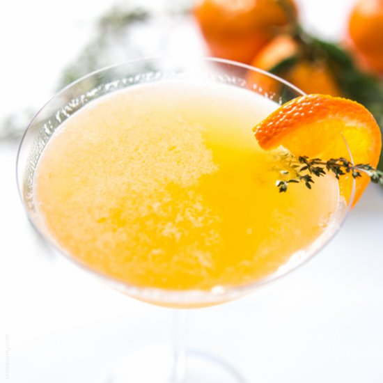 Tangerine and Thyme Martini