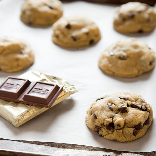 Mint Cookie Chocolate Chip Cookies