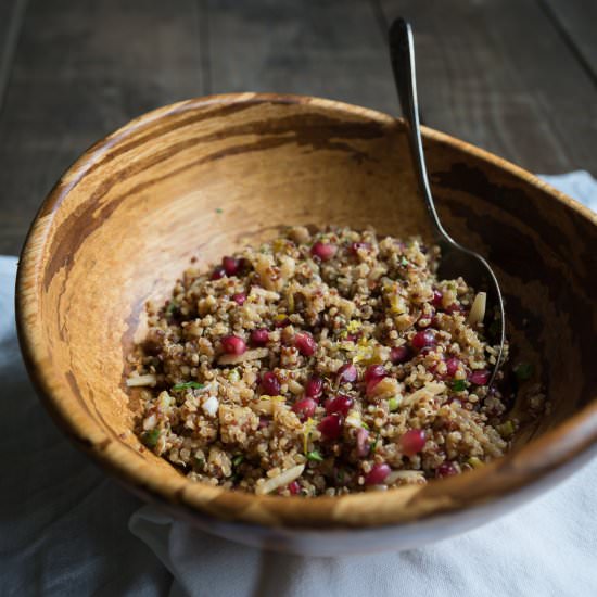 Lemony Quinoa Pilaf