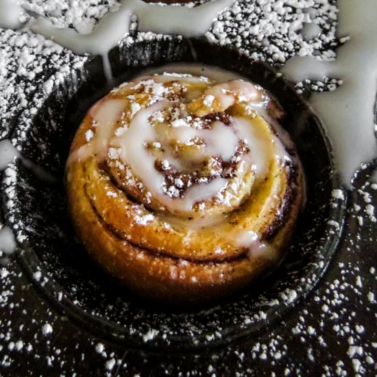 Cinnamon Rolls + Maple Sugar Glaze