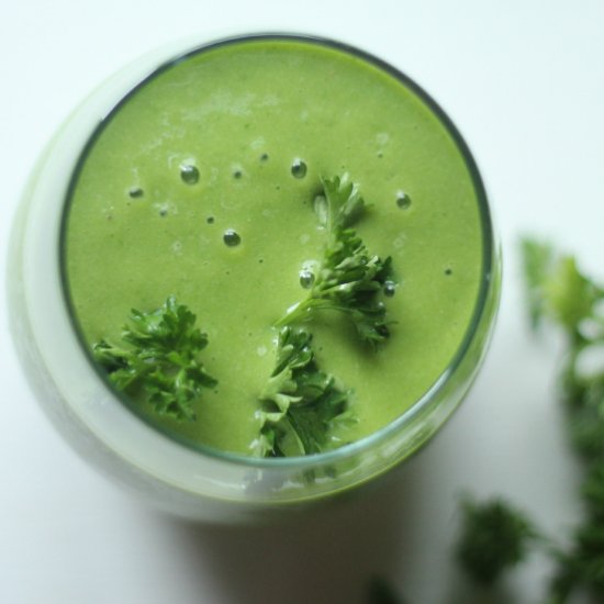 Sweet Green Ginger Parsley Smoothie