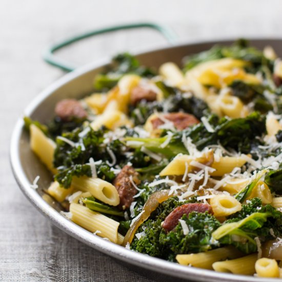 Kale and Chorizo Penne