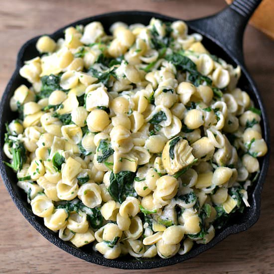 Spinach Artichoke Mac&Cheese