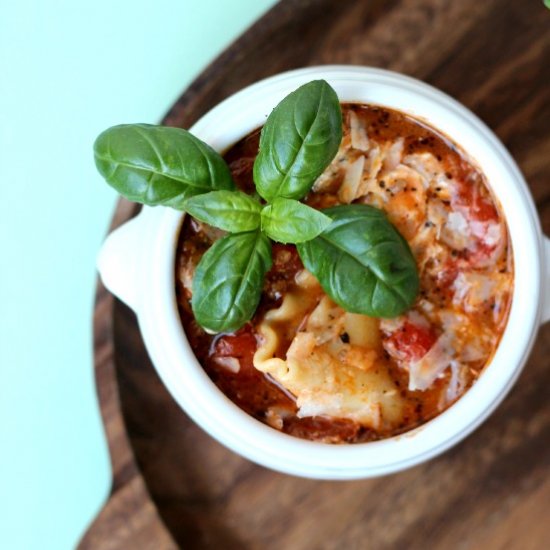 Lasagna Soup