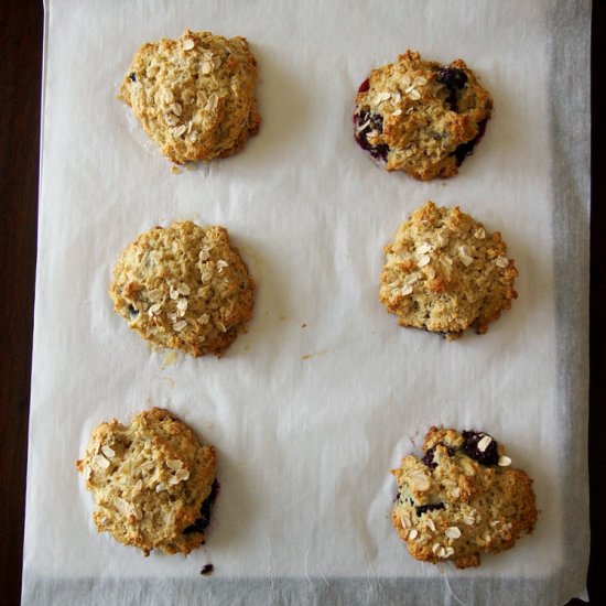 Blackberry Oatmeal Scones