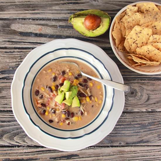 Slow Cooker Chicken Taco Soup