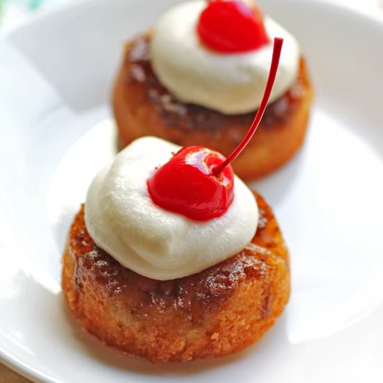 Pineapple Upside Down Cupcakes