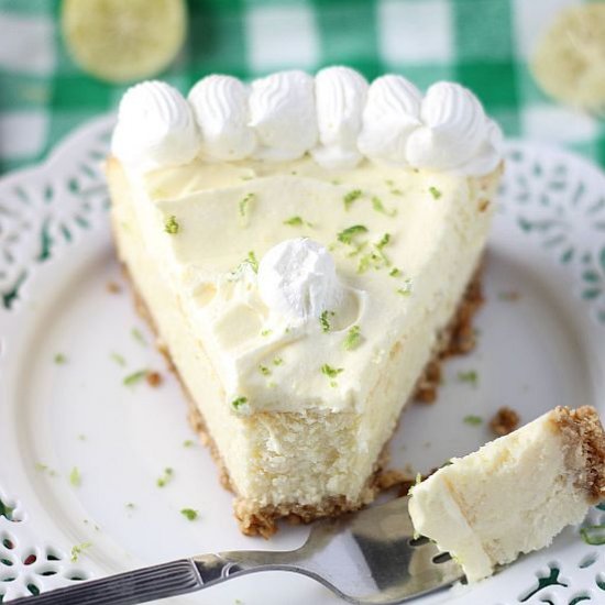 Key Lime Cheesecake with Pretzel Crust