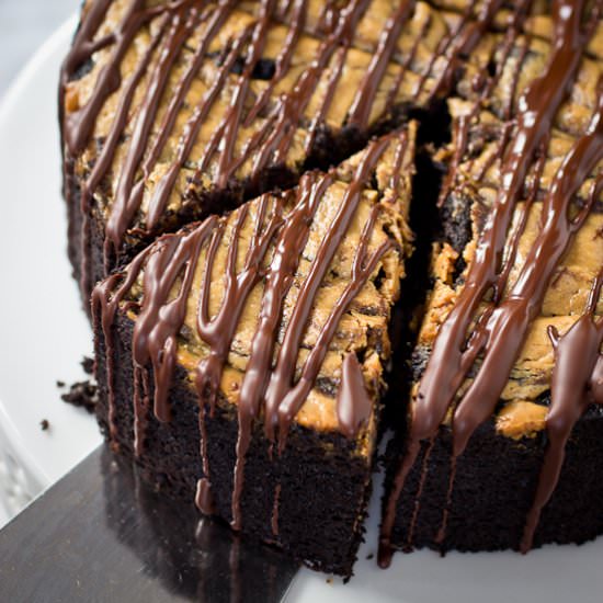 Deep Dish Dark Chocolate Cake