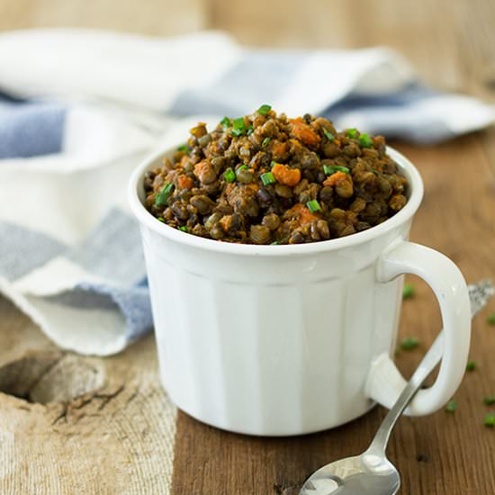 One-Pot Chile & Carrot Lentils