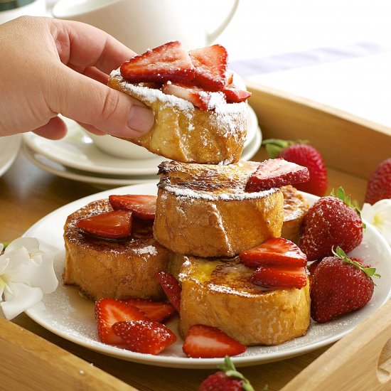 Mini Strawberry French Toast