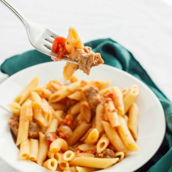 Sausage and Vodka Pasta Sauce