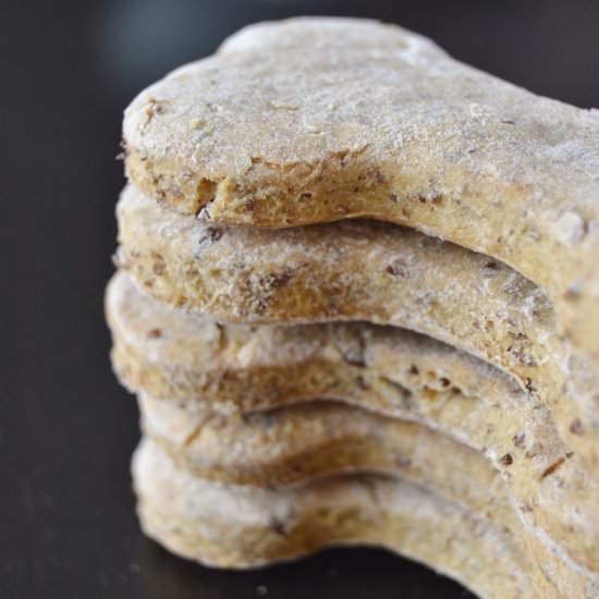 Peanut Butter Flaxseed Dog Treats