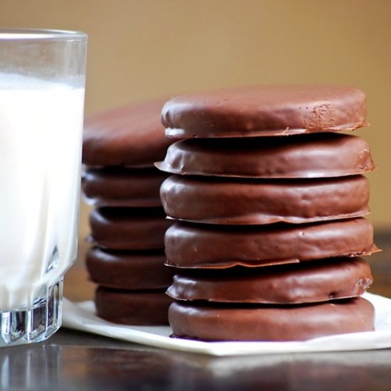 Whole grain thin mint cookies