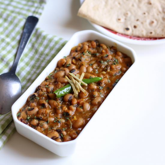 Spicy Black-Eyed Peas Curry