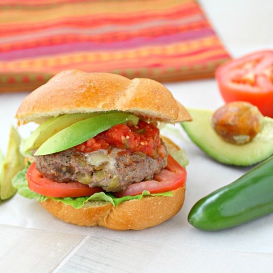 Green Chili Burger