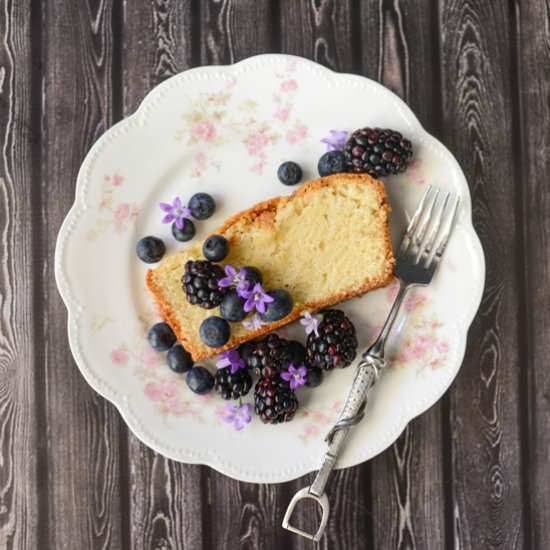 Crunchy Topped Pound Cake