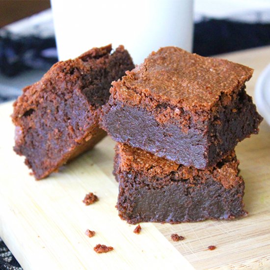 Dark & Spicy Fudge Brownies