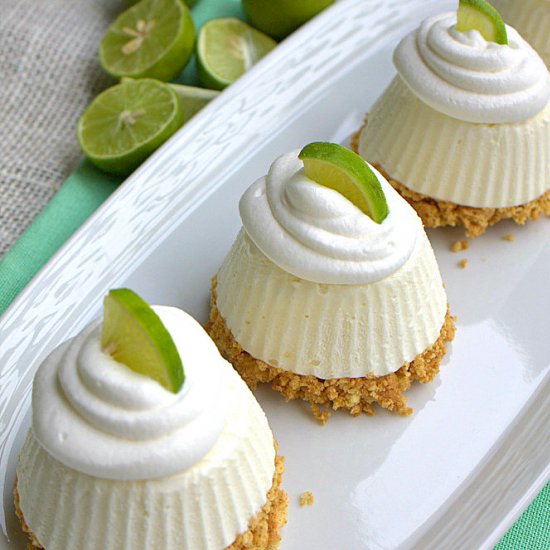 Individual Frozen Key Lime Pies