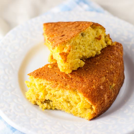 Green Chile & Cheddar Cornbread