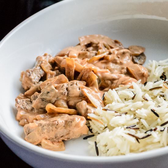 Beef Stroganoff